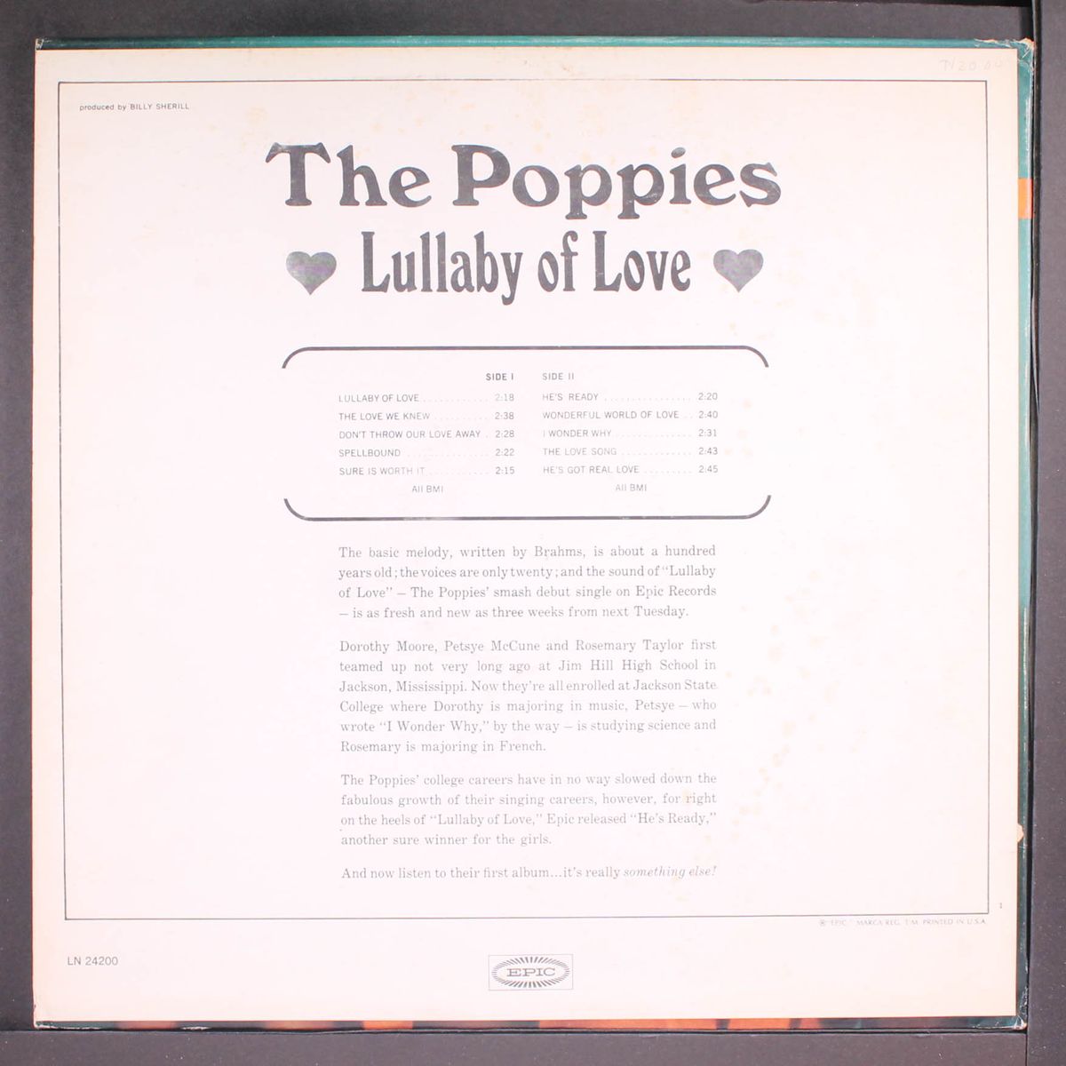 lullaby of love by POPPIES