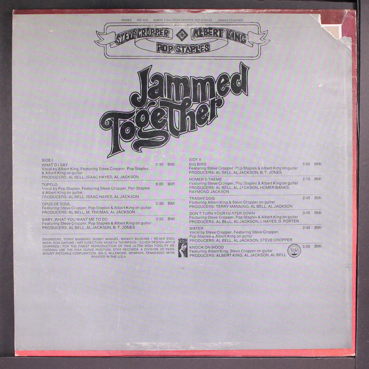 jammed together by ALBERT KING, CROPPER, STAPLES