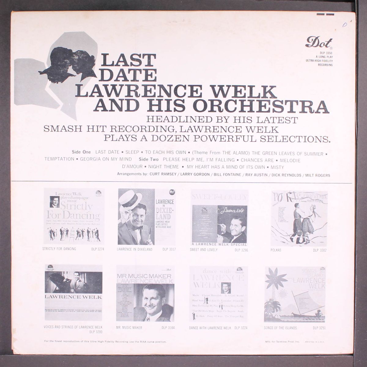 last date by LAWRENCE WELK