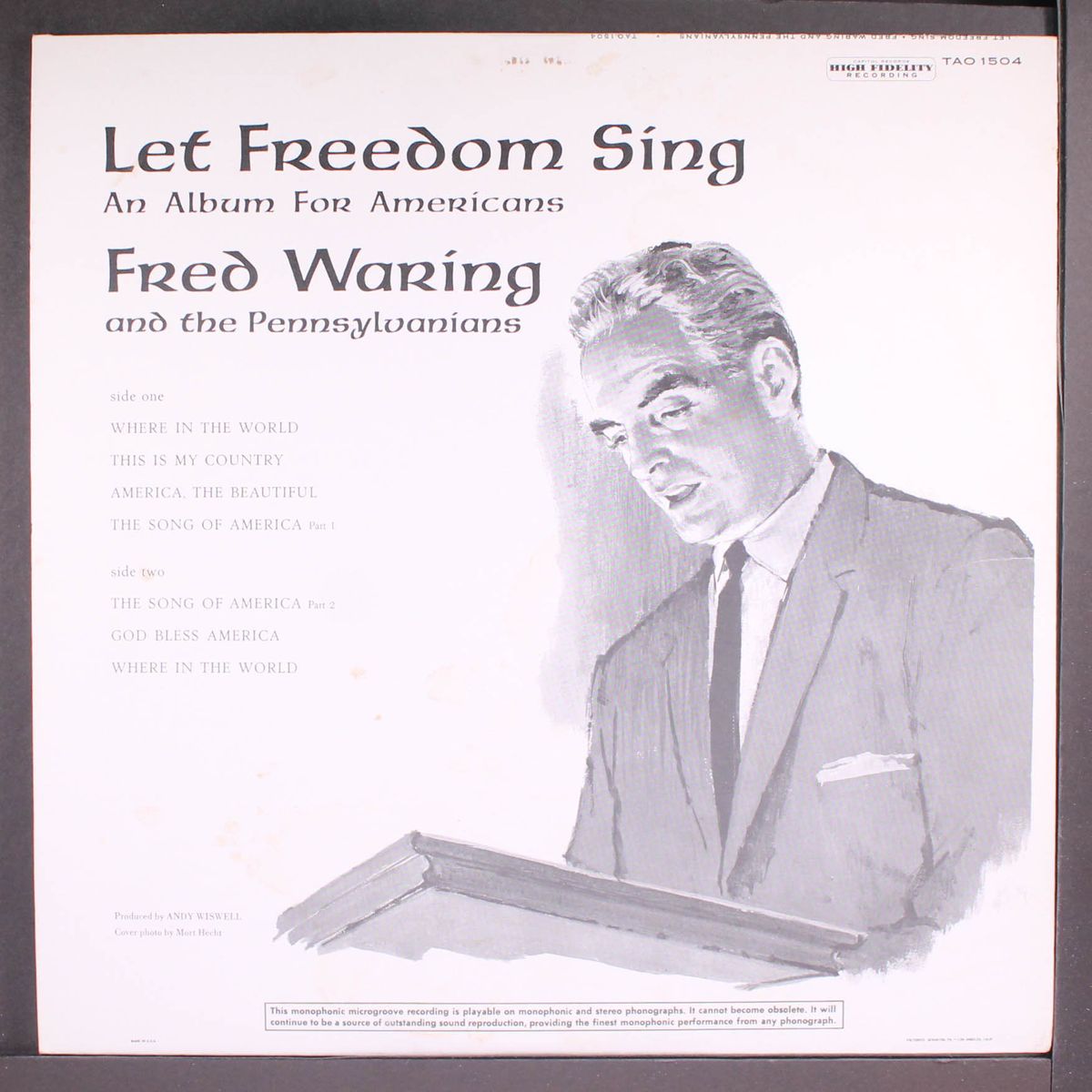 let freedom sing by FRED WARING