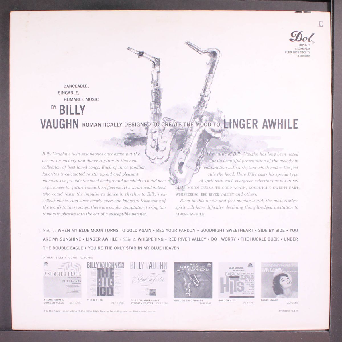 linger awhile by BILLY VAUGHN