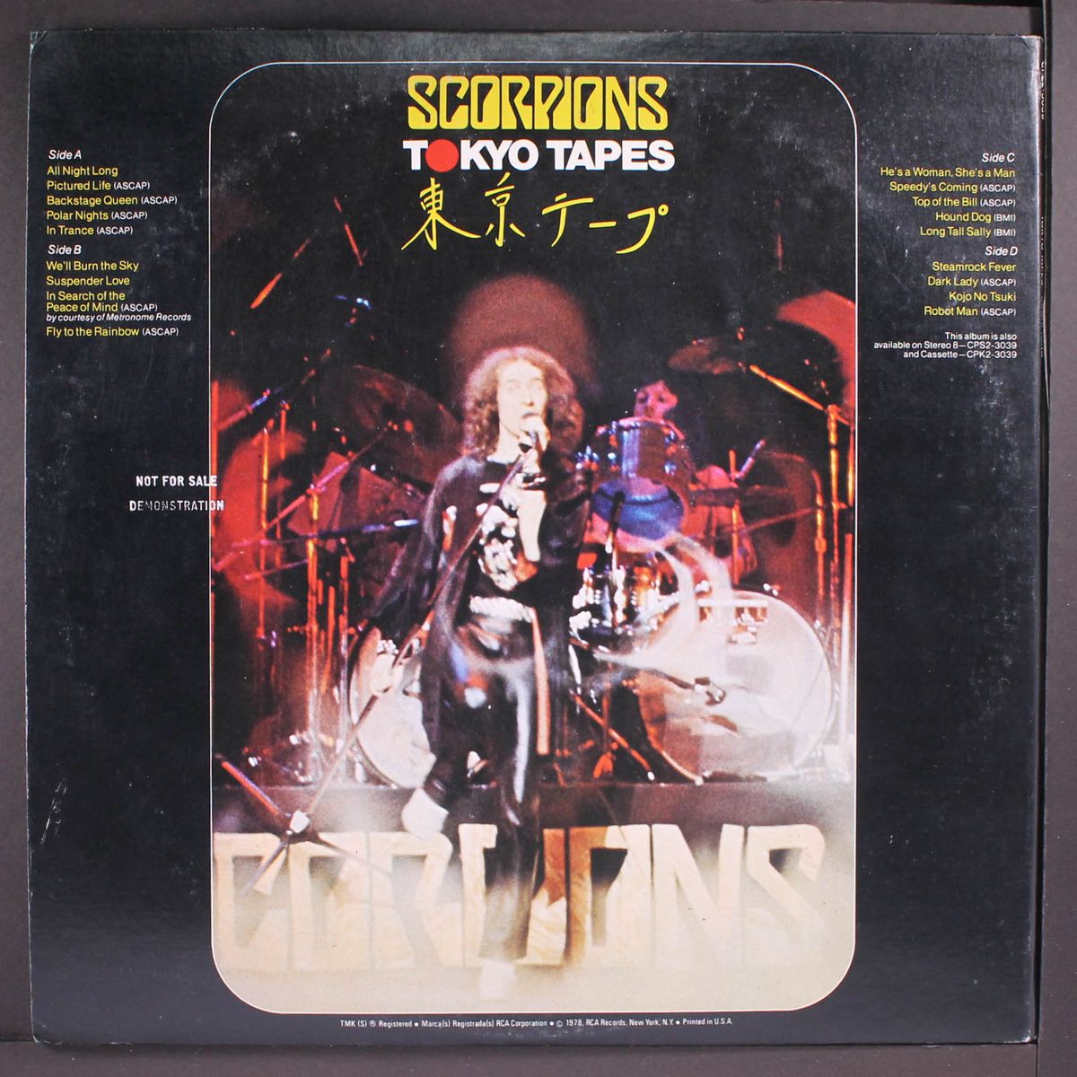 tokyo tapes by SCORPIONS