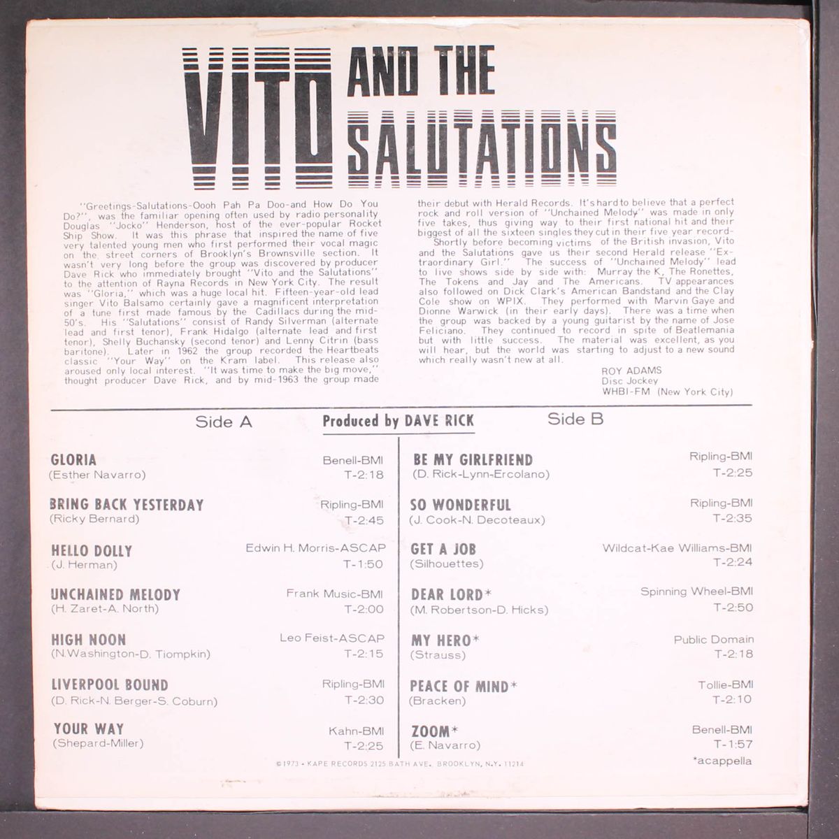 greatest hits by VITO & SALUTATIONS