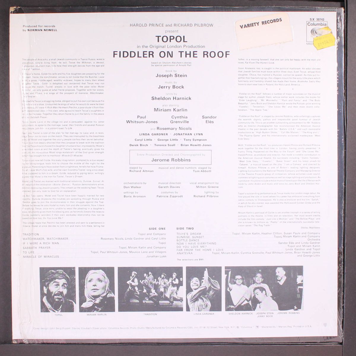 fiddler on the roof by LONDON CAST
