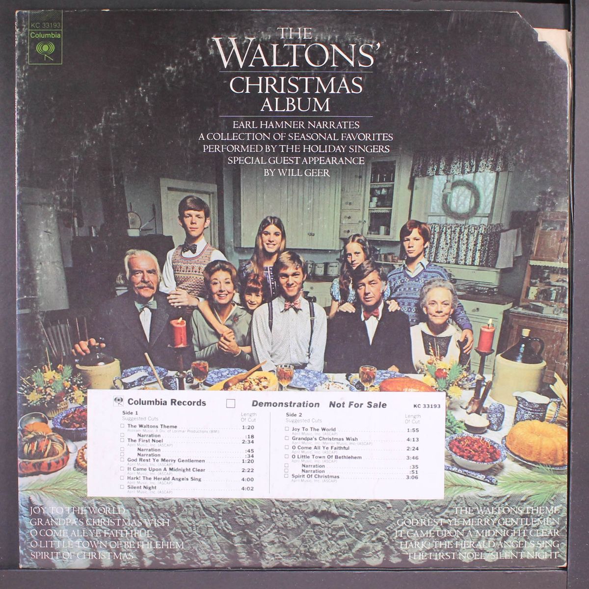waltons' christmas album by TV SOUNDTRACK