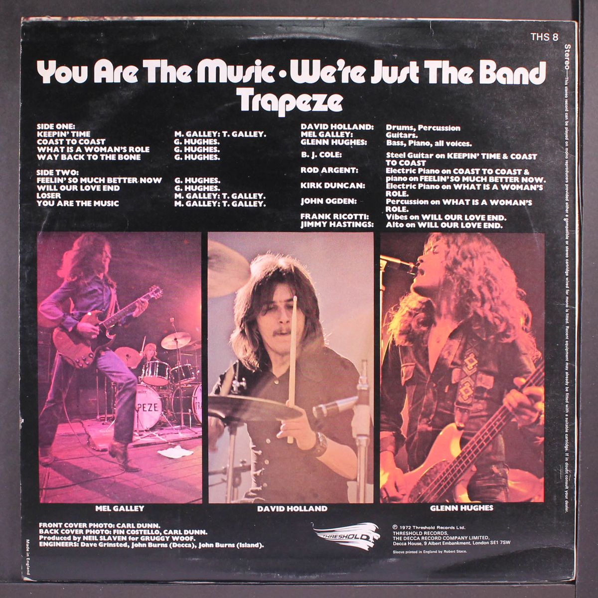 you are the music...we're just the band by TRAPEZE