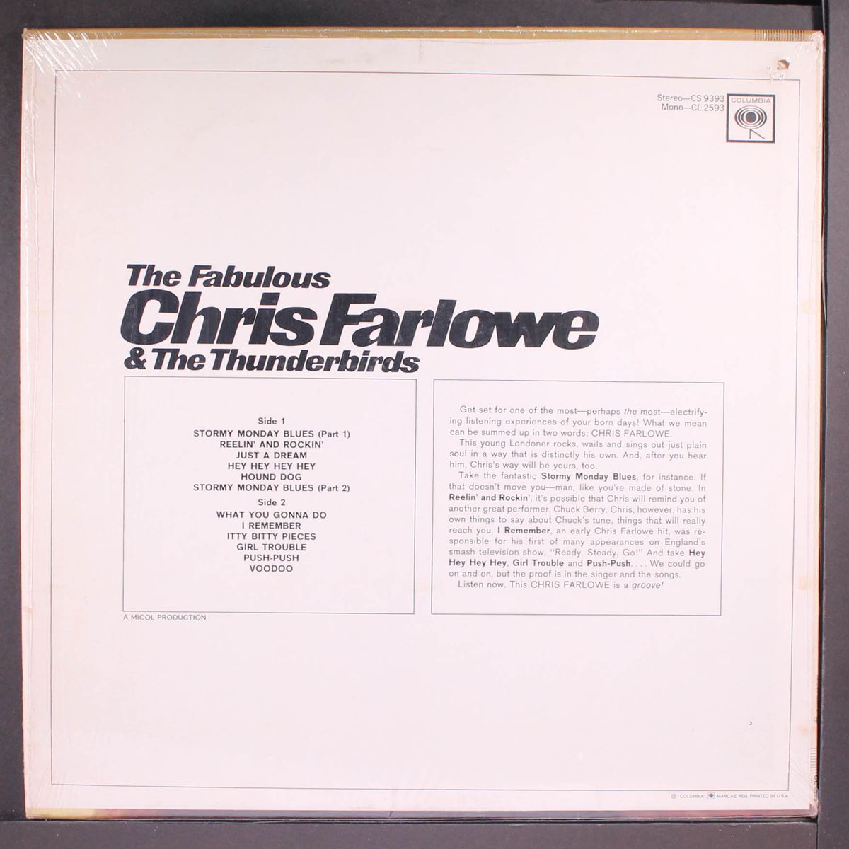 the fabulous by CHRIS FARLOWE & THUNDERBIRDS