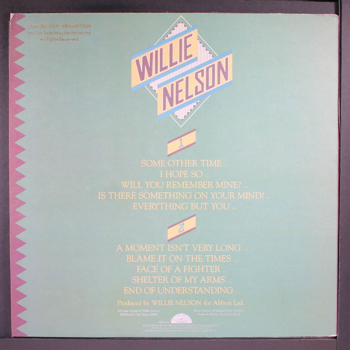 the legend begins by WILLIE NELSON