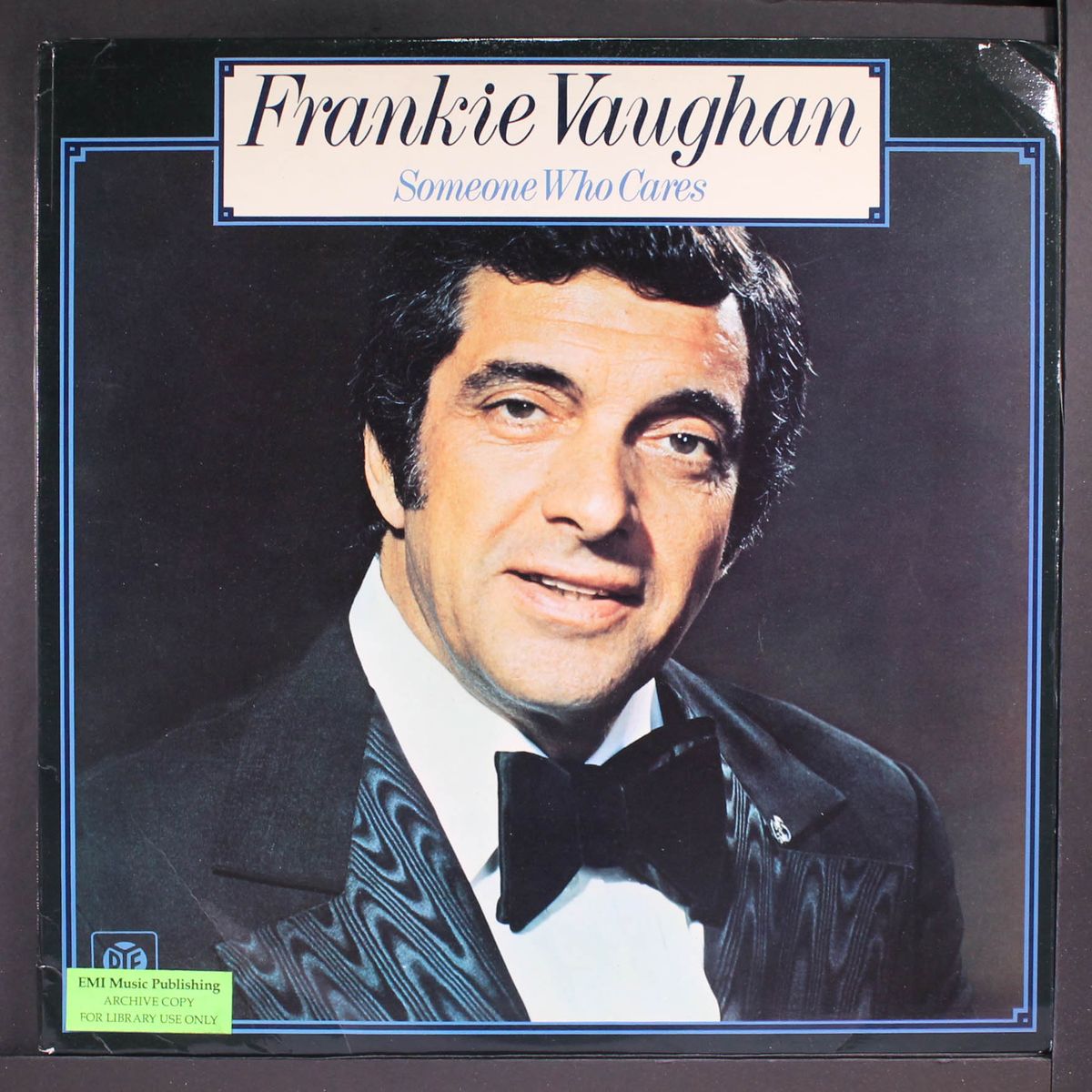 someone who cares by FRANKIE VAUGHAN
