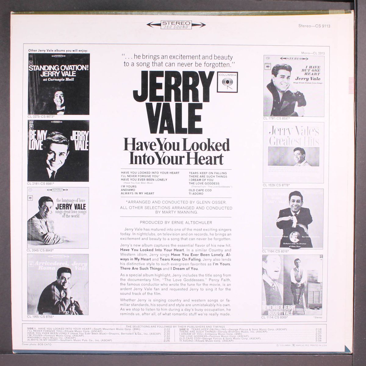have you looked into your heart by JERRY VALE