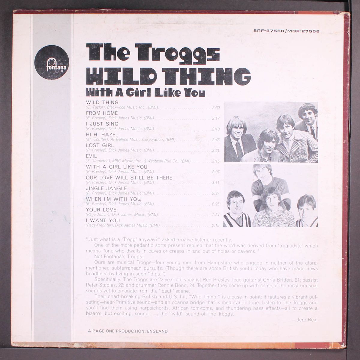 wild thing by TROGGS