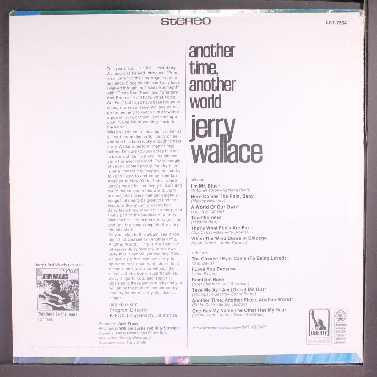 another time, another world by JERRY WALLACE