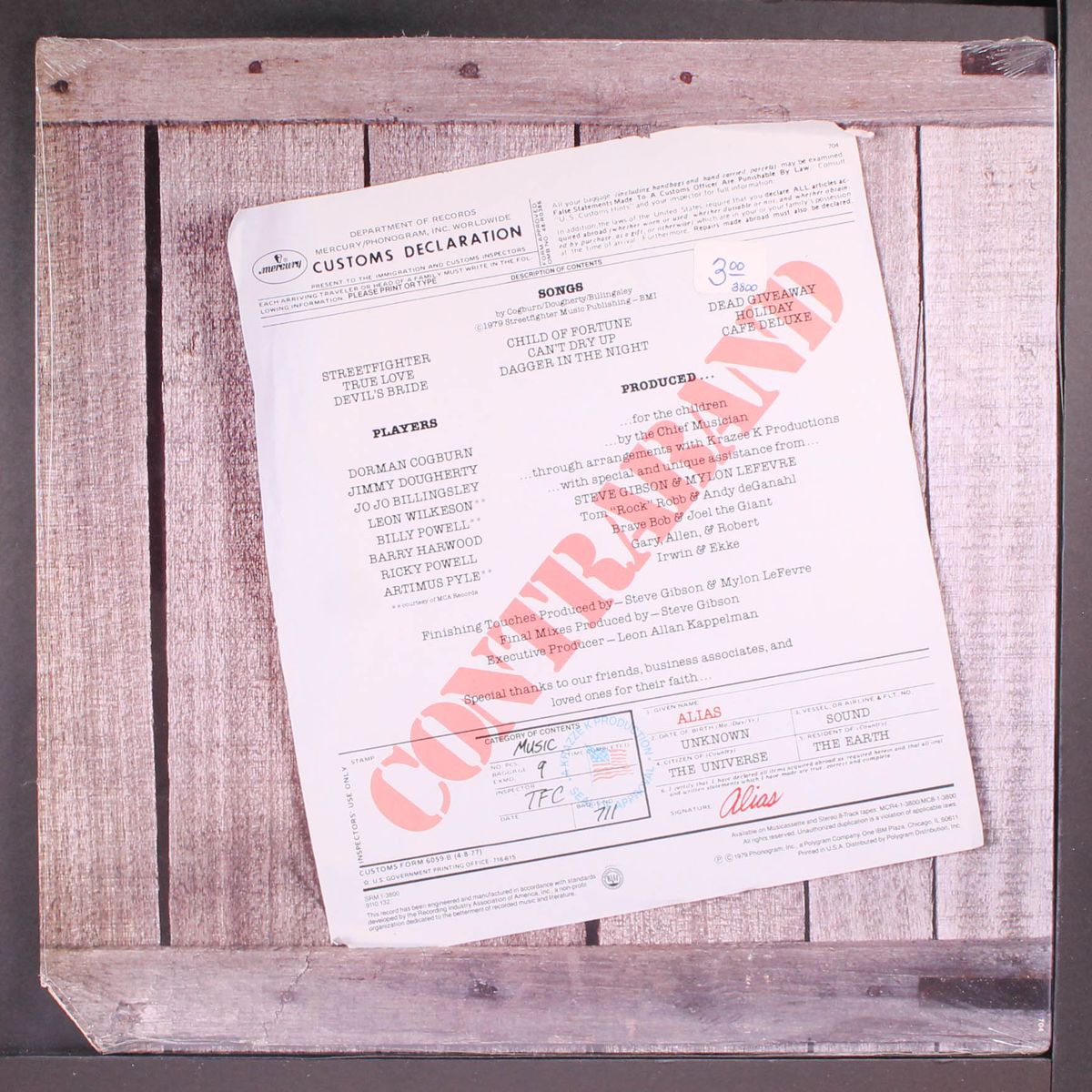 contraband by ALIAS