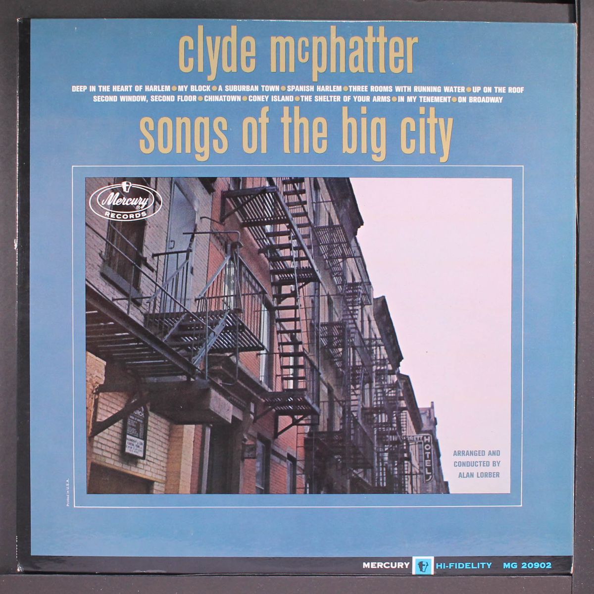 songs of the big city by CLYDE MCPHATTER