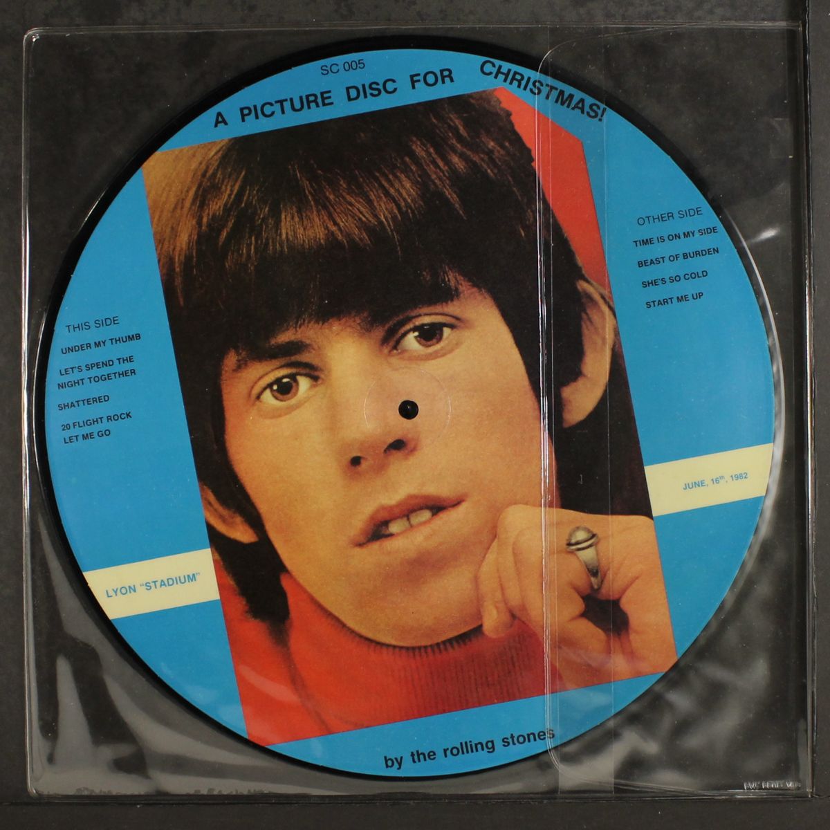 a picture disc for christmas by ROLLING STONES