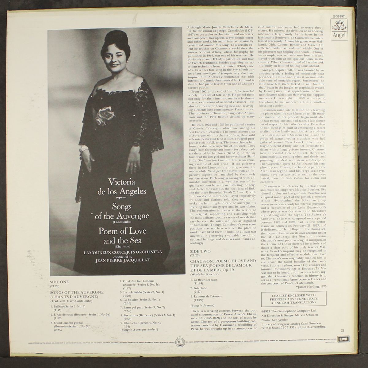 songs of the auvergne by VICTORIA DE LOS ANGELES