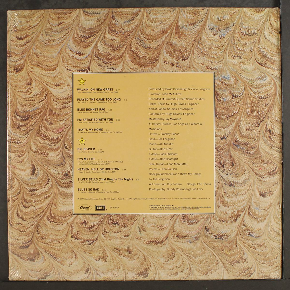 under the direction of leon mcauliffe by ORIGINAL TEXAS PLAYBOYS