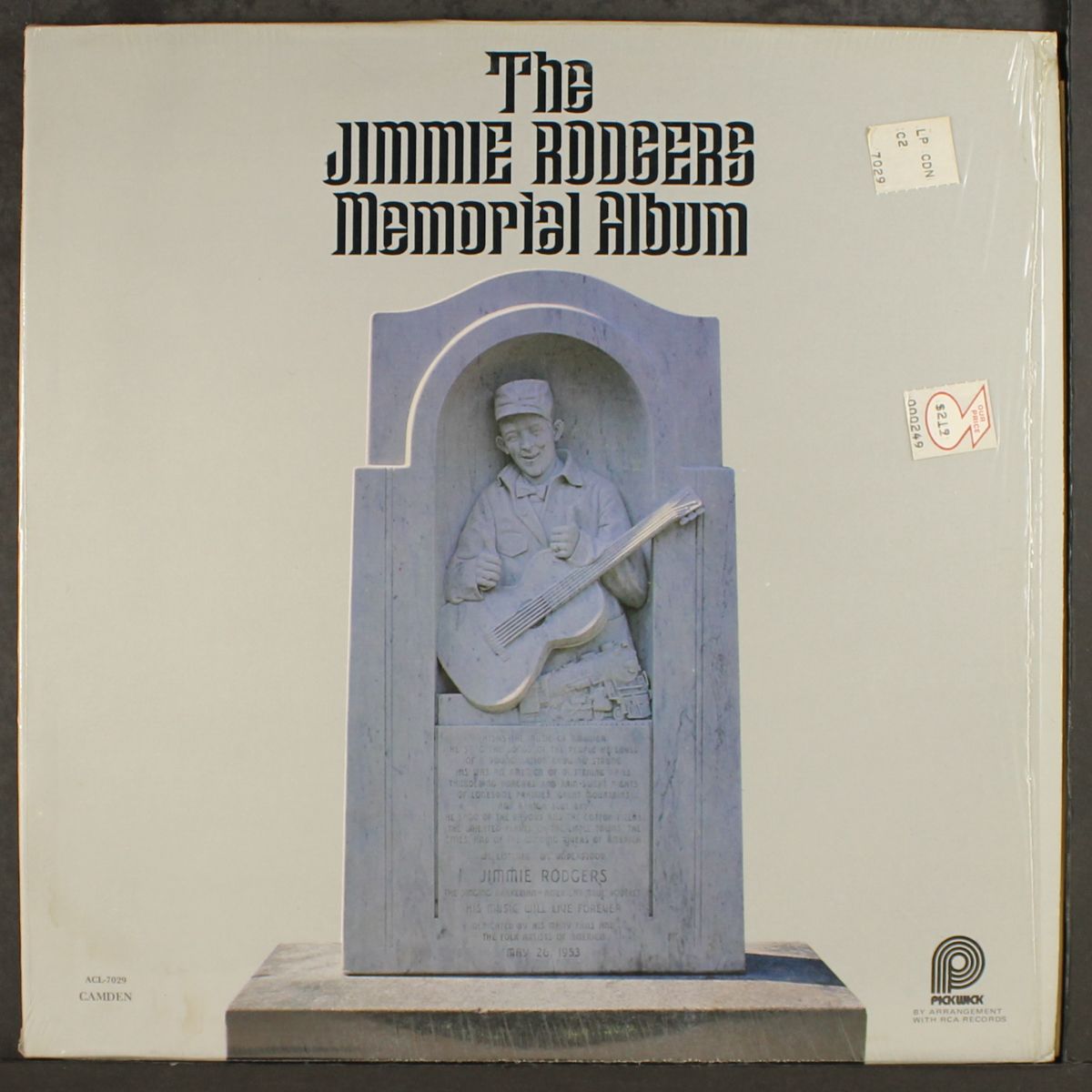 memorial album by JIMMIE RODGERS