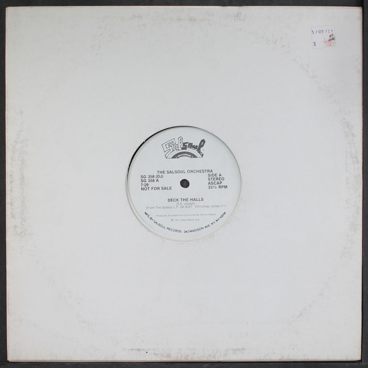 deck the halls by SALSOUL ORCHESTRA