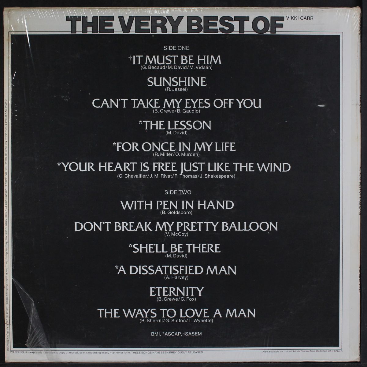 the very best of vikki carr by VIKKI CARR