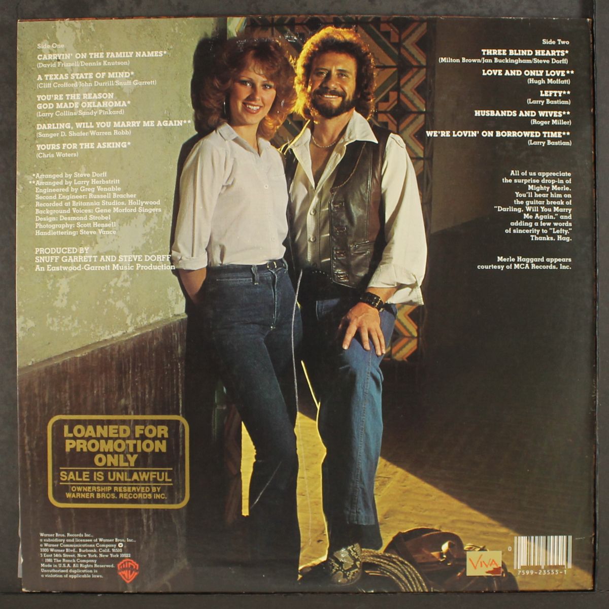 carryin' on the family names by DAVID FRIZZELL & SHELLY WEST