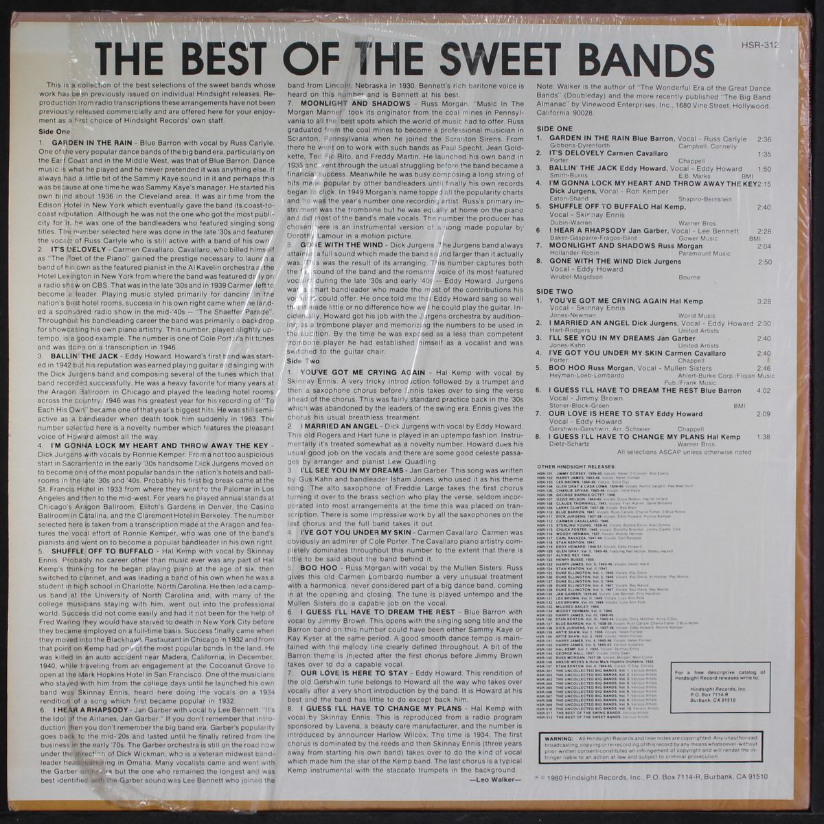 the best of the sweet bands by VARIOUS