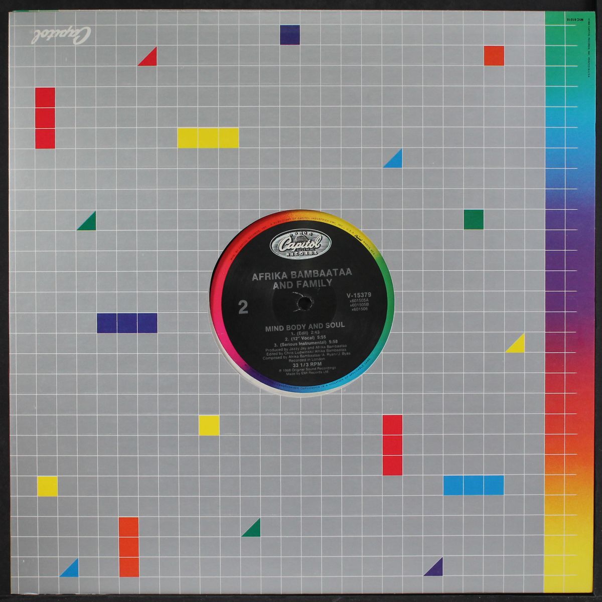 reckless / mind body and soul by AFRIKA BAMBAATAA FEAT. UB40
