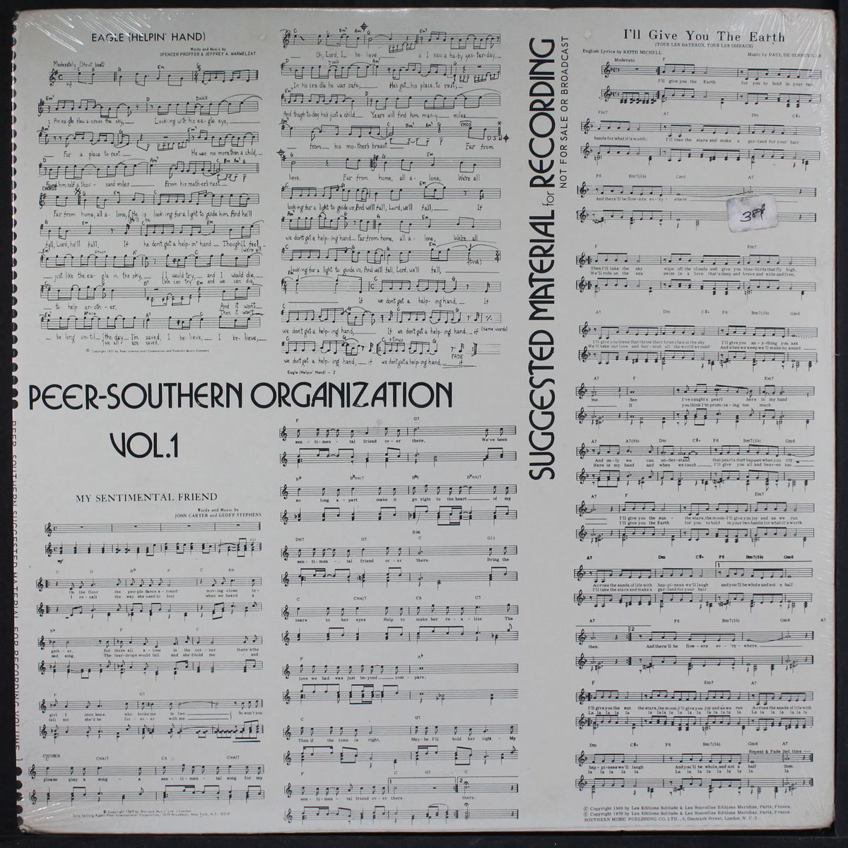 suggested material for recording, vol. 1 by VARIOUS
