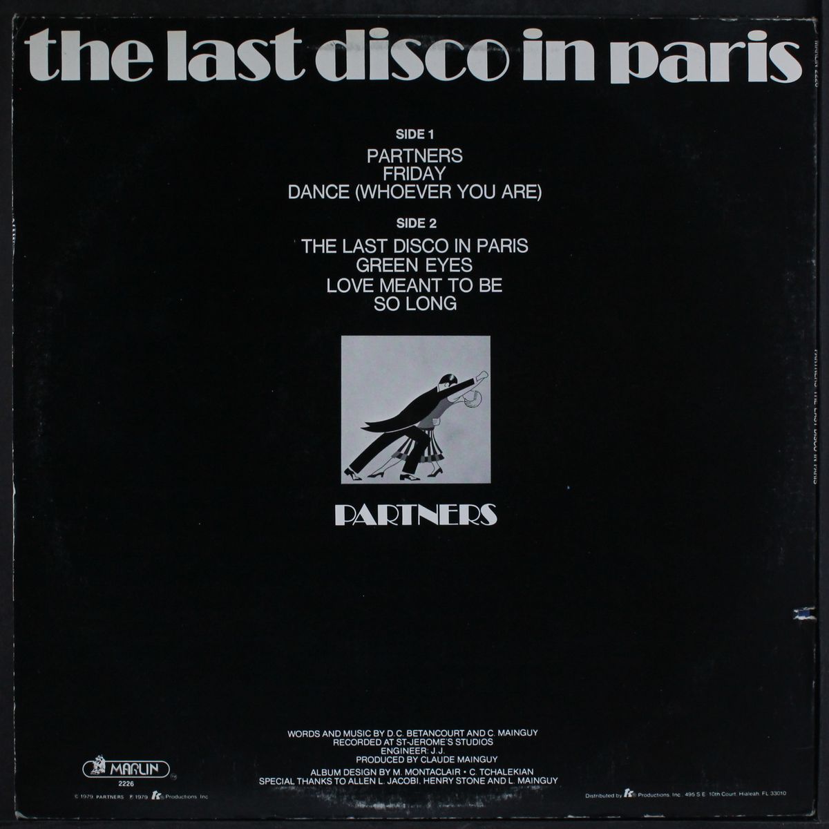 the last disco in paris by PARTNERS