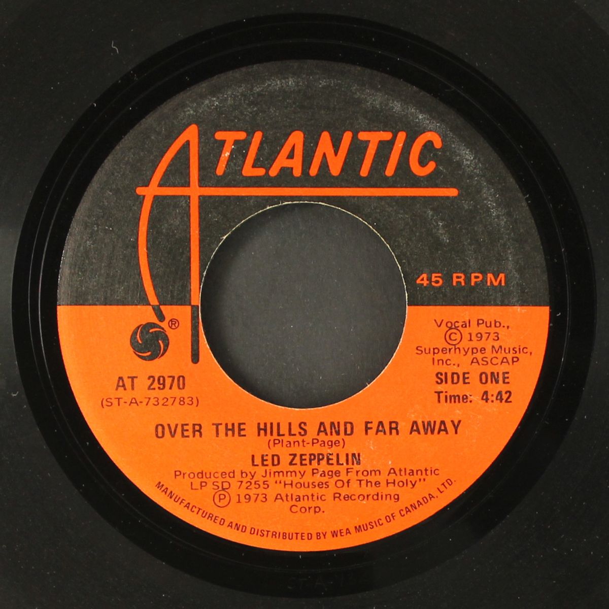 over the hills and far away / dancing days by LED ZEPPELIN