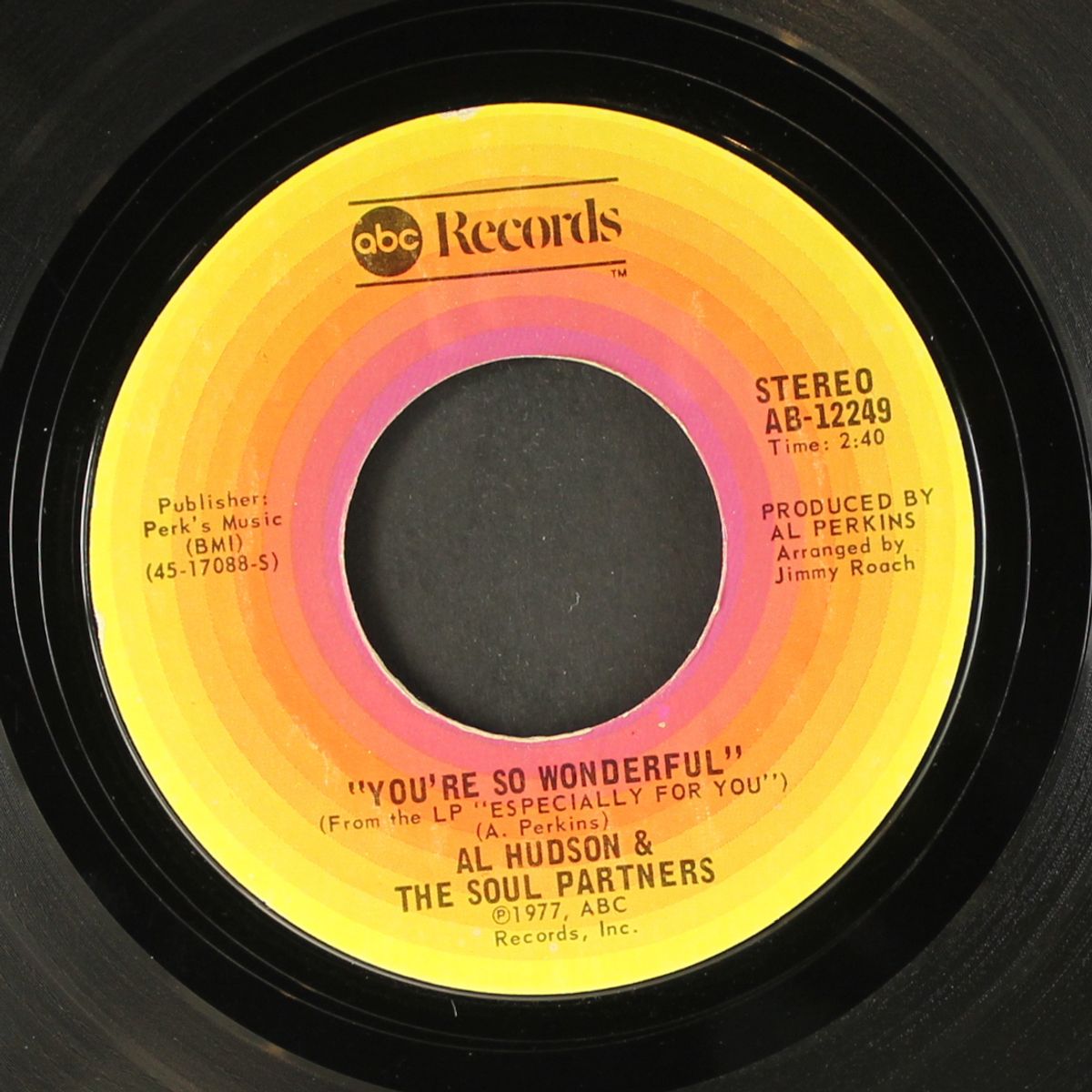 real love / you're so wonderful by AL HUDSON & SOUL PARTNERS