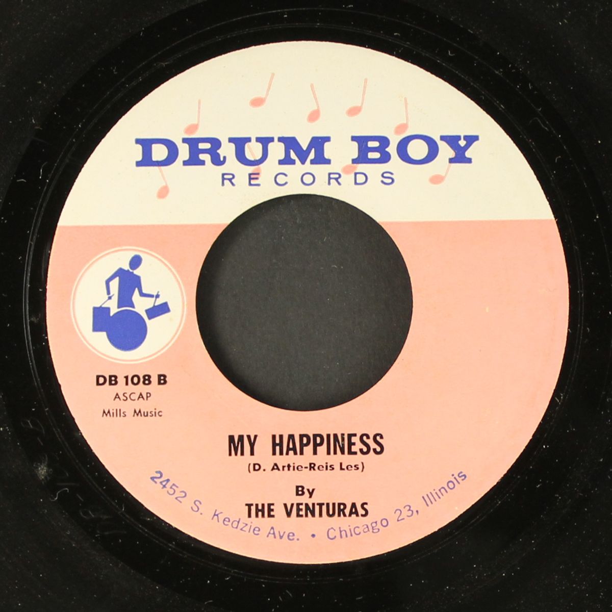 welcome beatles / my happiness by LI'L WALLY & VENTURAS