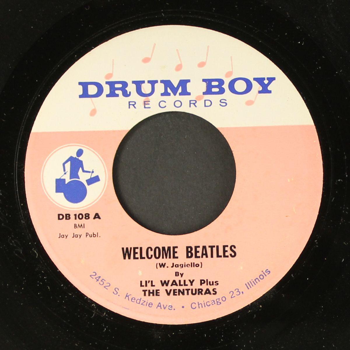 welcome beatles / my happiness by LI'L WALLY & VENTURAS