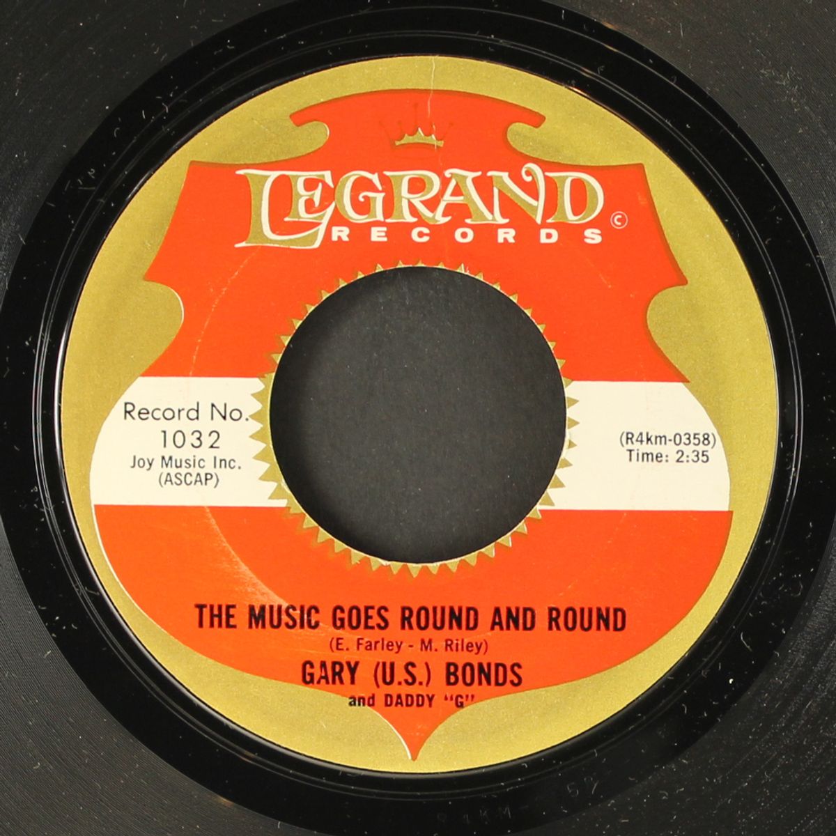 ella is yella / the music goes round and round by GARY 'U.S.' BONDS