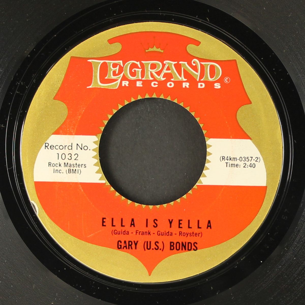 ella is yella / the music goes round and round by GARY 'U.S.' BONDS