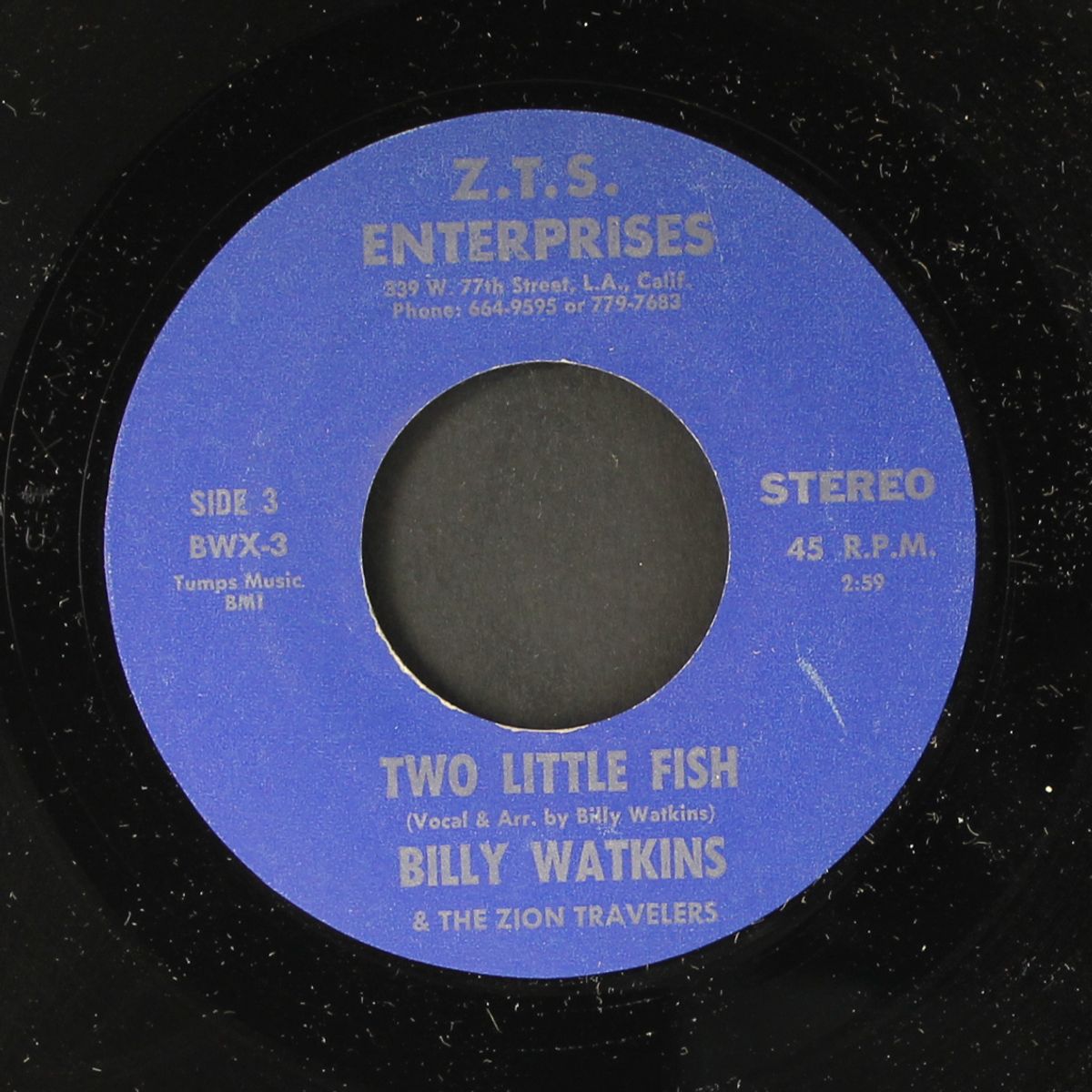 two little fish / even me by BILLY WATKINS
