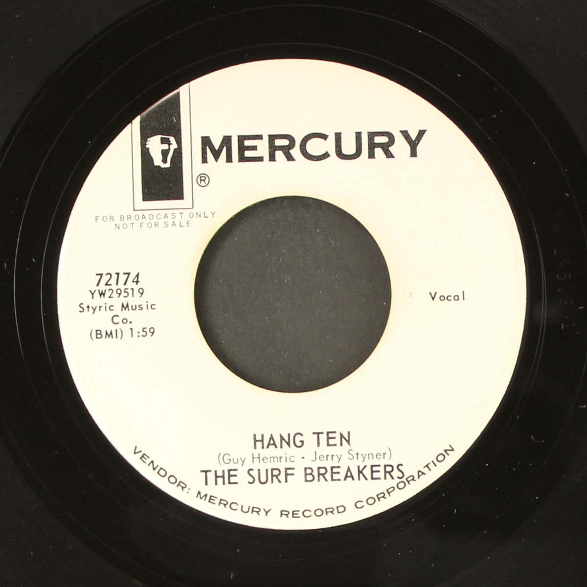 ridin' in number nine / hang ten by SURF BREAKERS