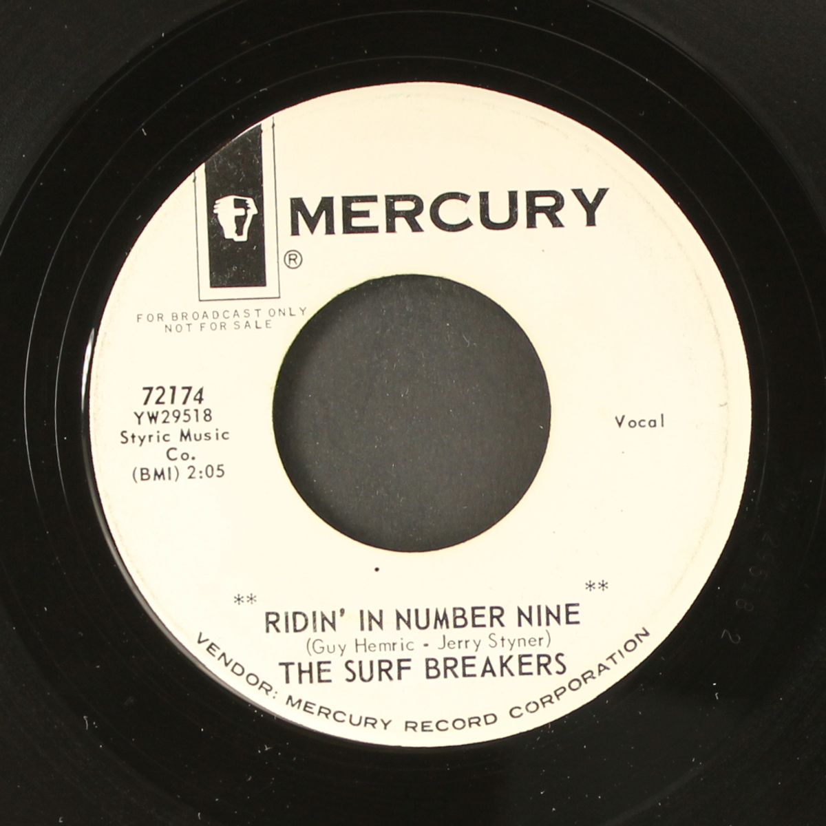 ridin' in number nine / hang ten by SURF BREAKERS