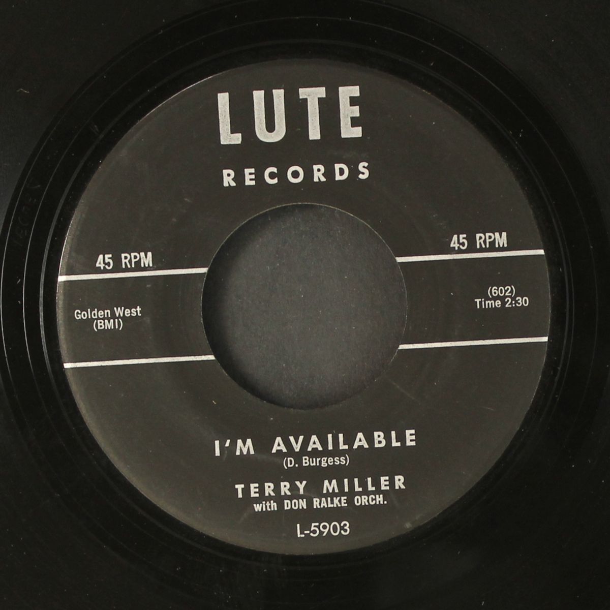 i'm available / please somebody by TERRY MILLER