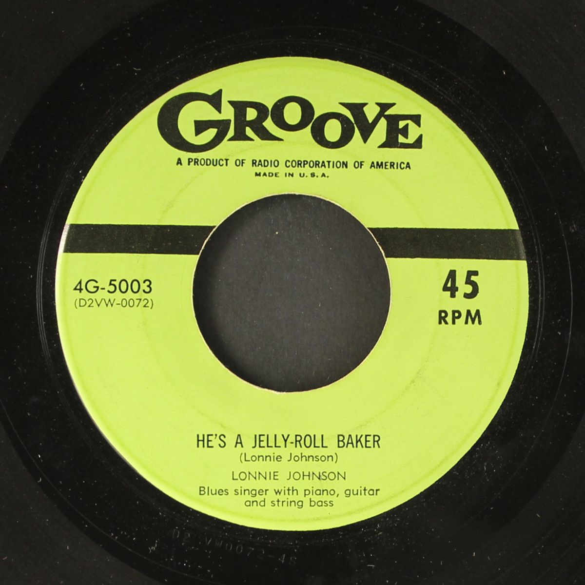 he's a jelly-roll baker / fly right baby by LONNIE JOHNSON