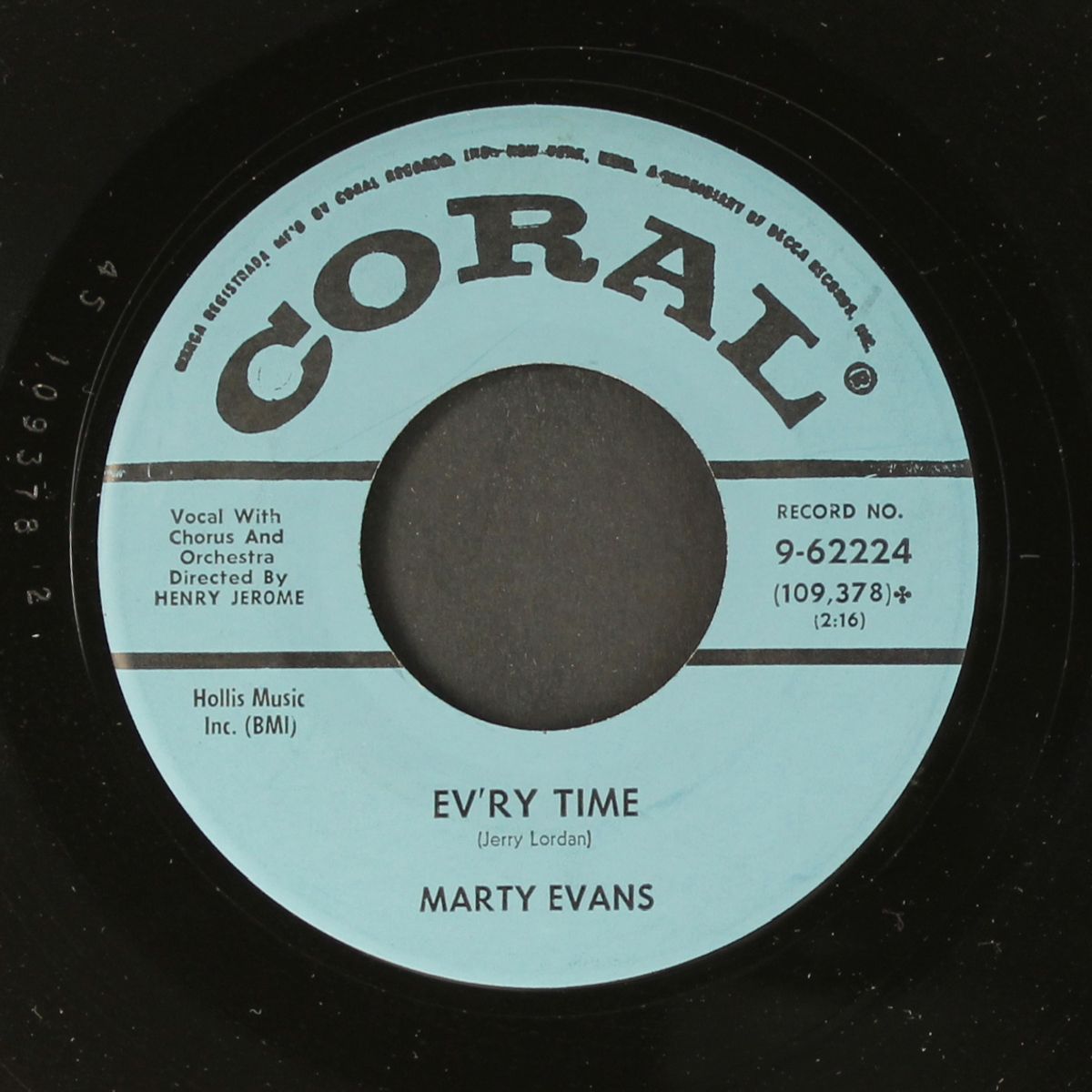 ev'ry time / someone else's baby by MARTY EVANS
