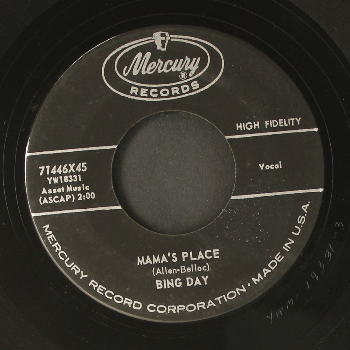 i can't help it / mama's place by BING DAY