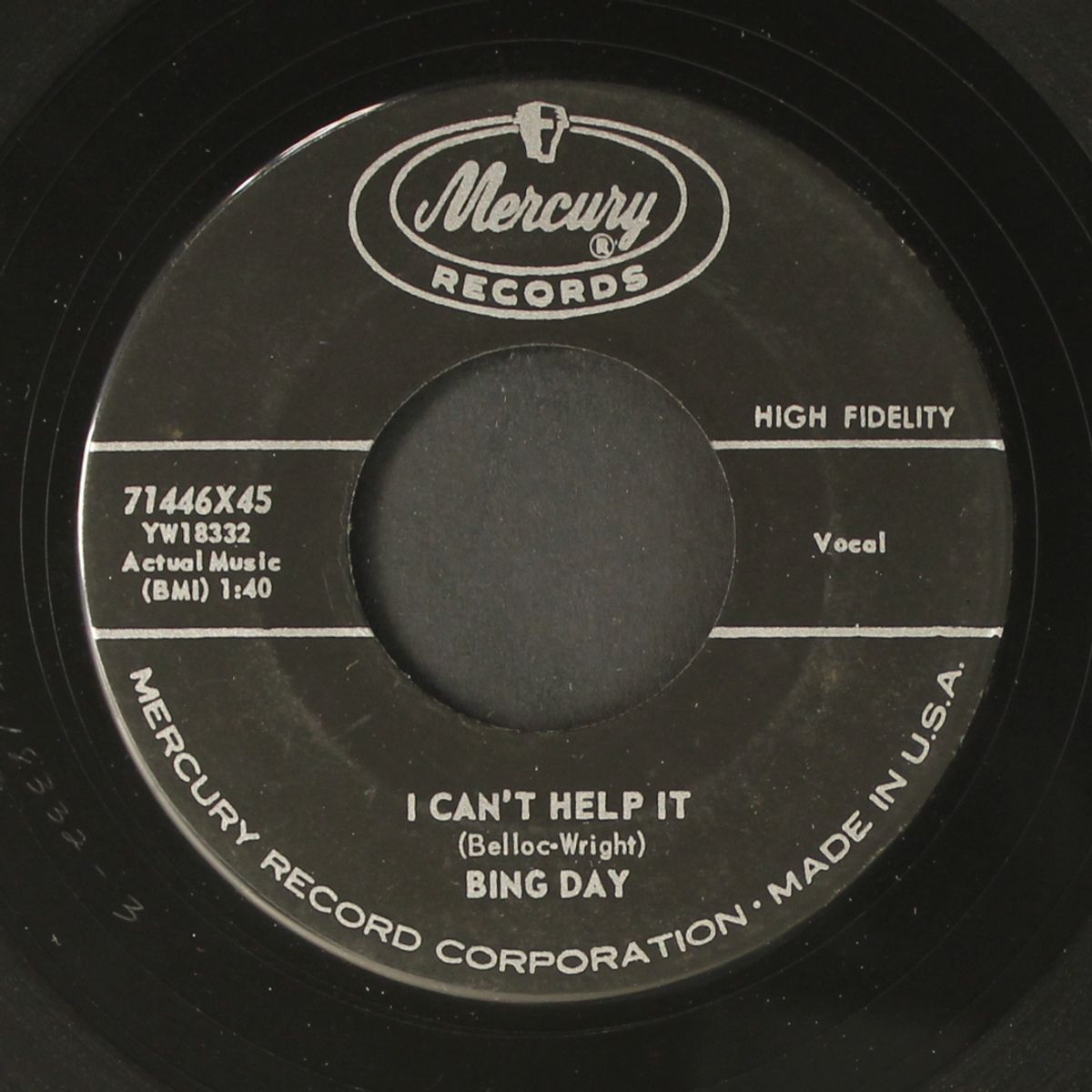 i can't help it / mama's place by BING DAY