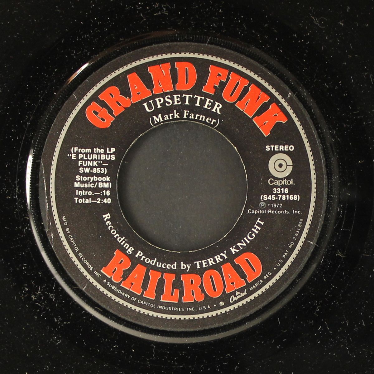 upsetter / no lies by GRAND FUNK RAILROAD