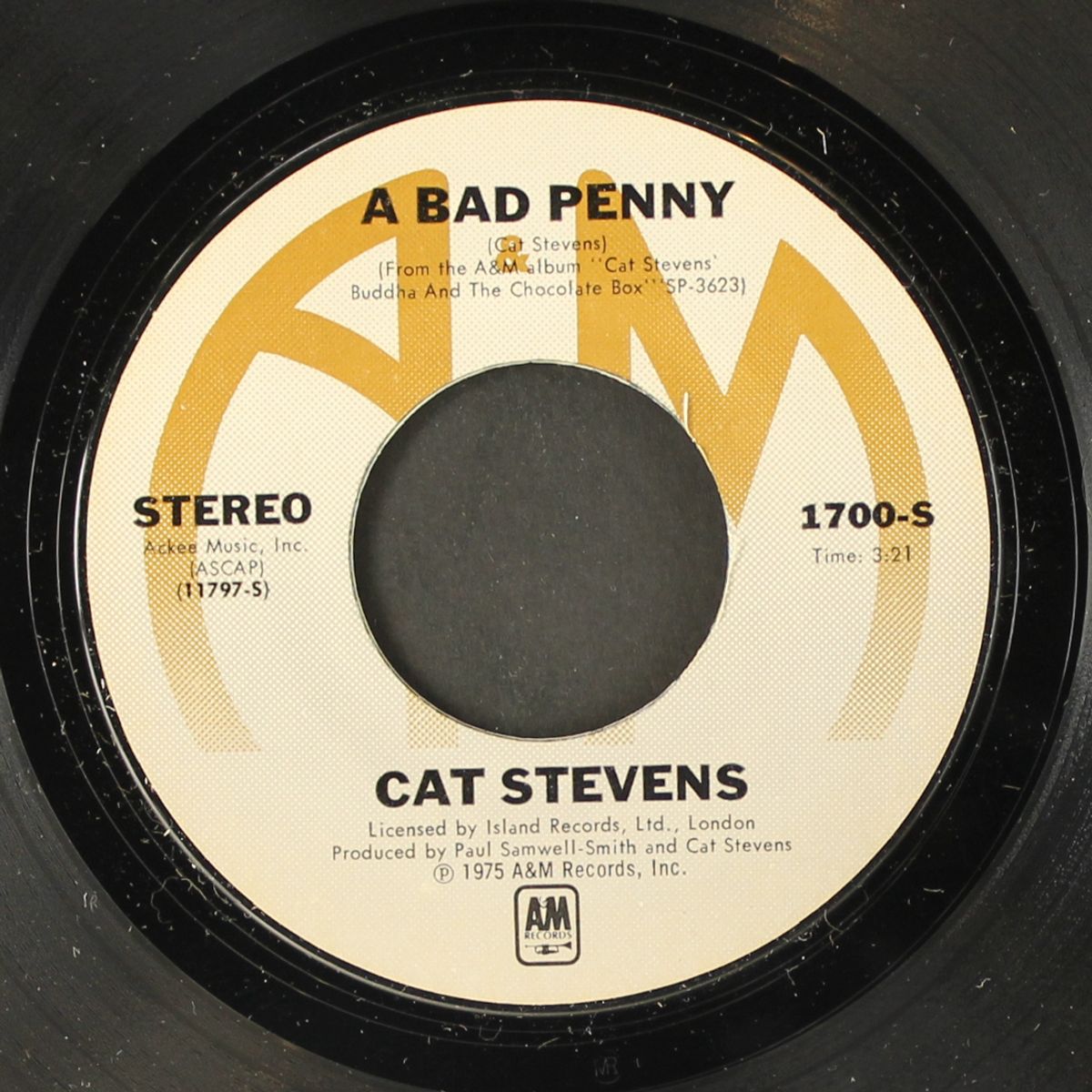 two fine people / a bad penny by CAT STEVENS