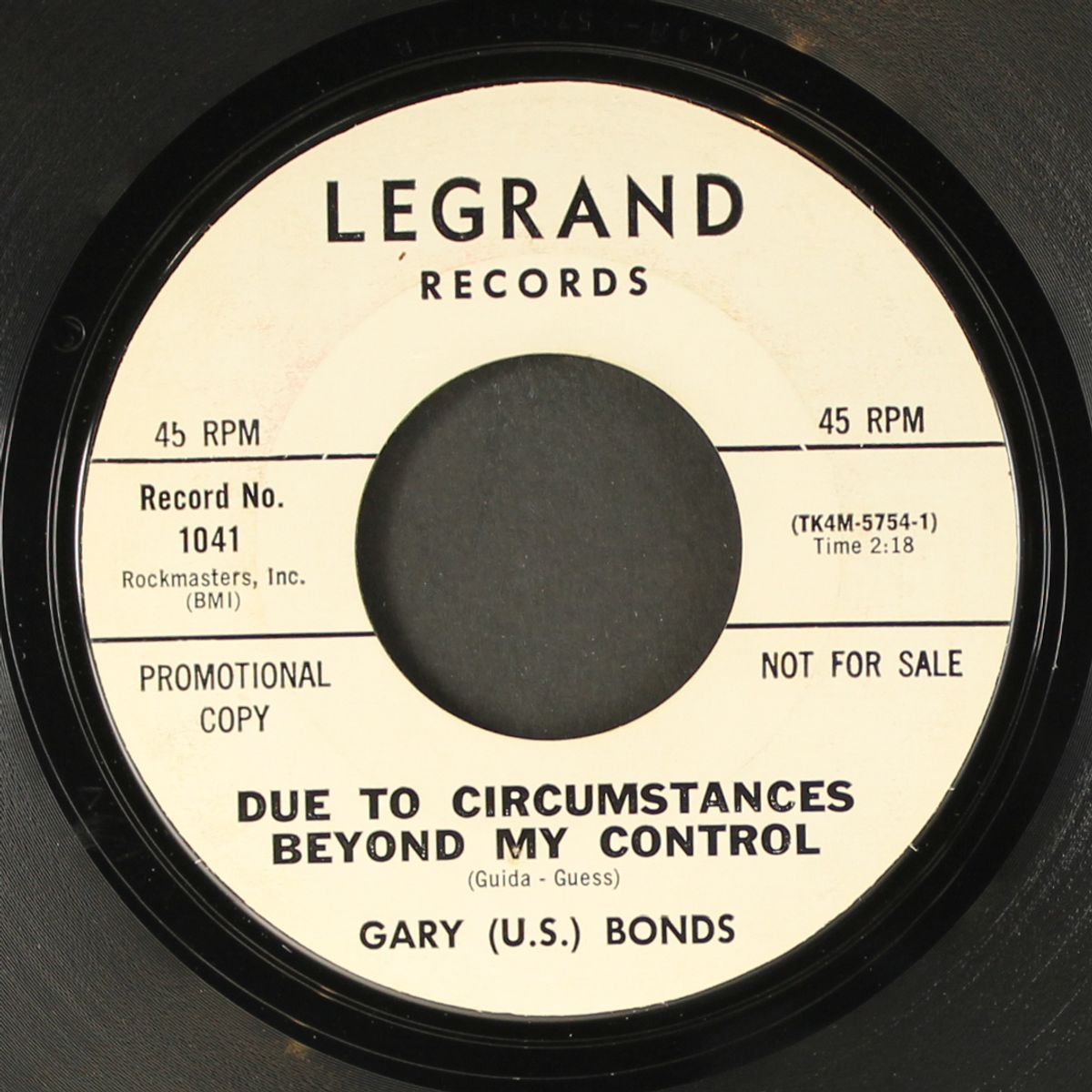 slow motion / due to circumstances by GARY 'U.S.' BONDS