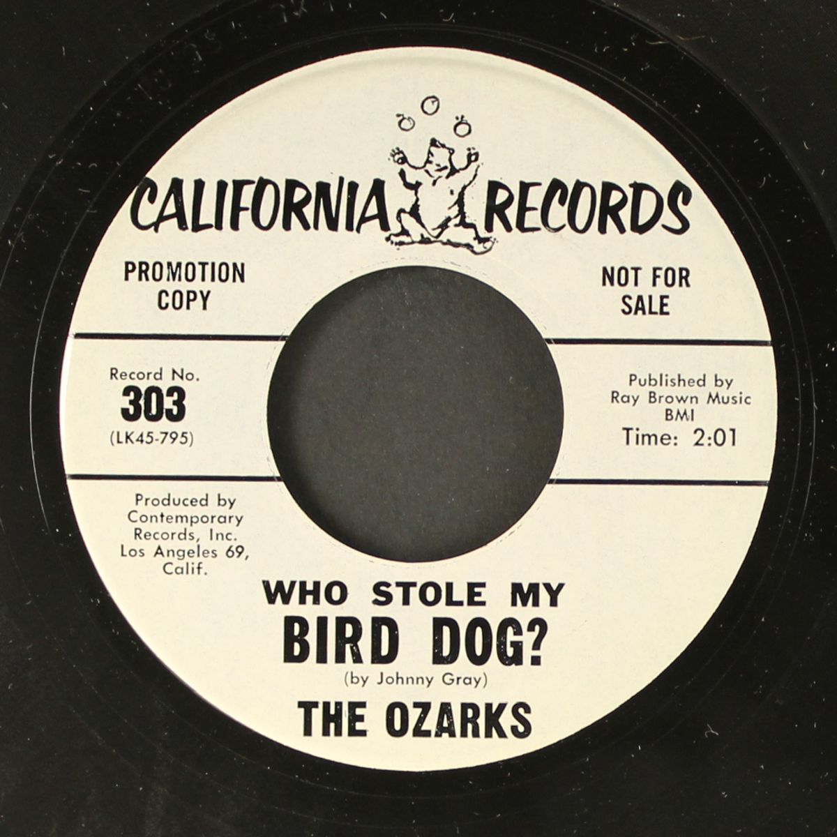 who stole my bird dog? / gravy waltz by OZARKS / BILLY & CAROL