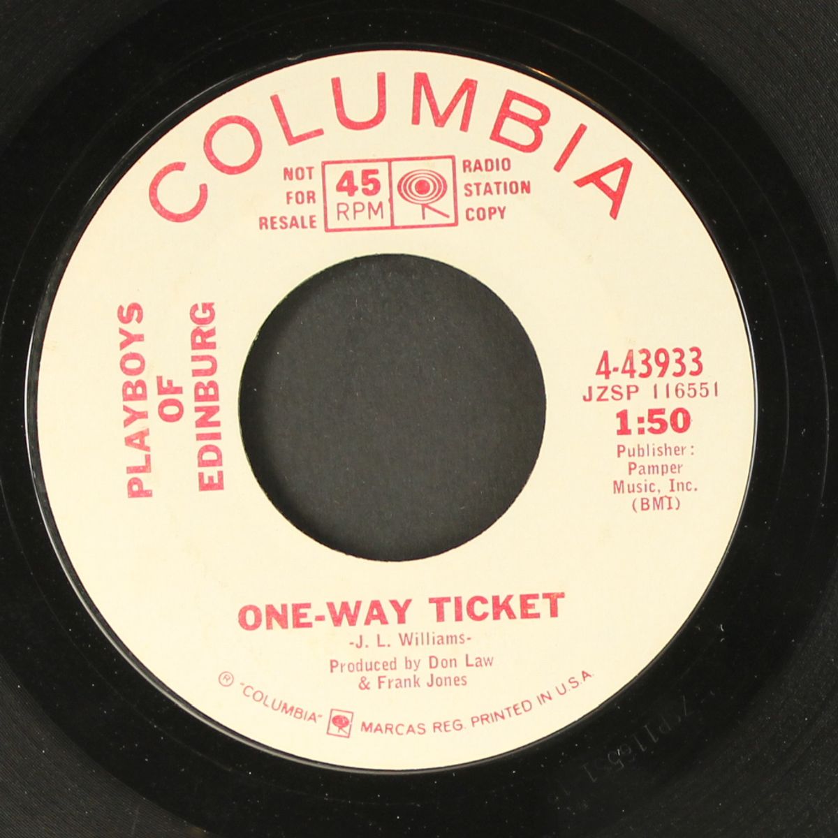 dream world / one-way ticket by PLAYBOYS OF EDINBURG