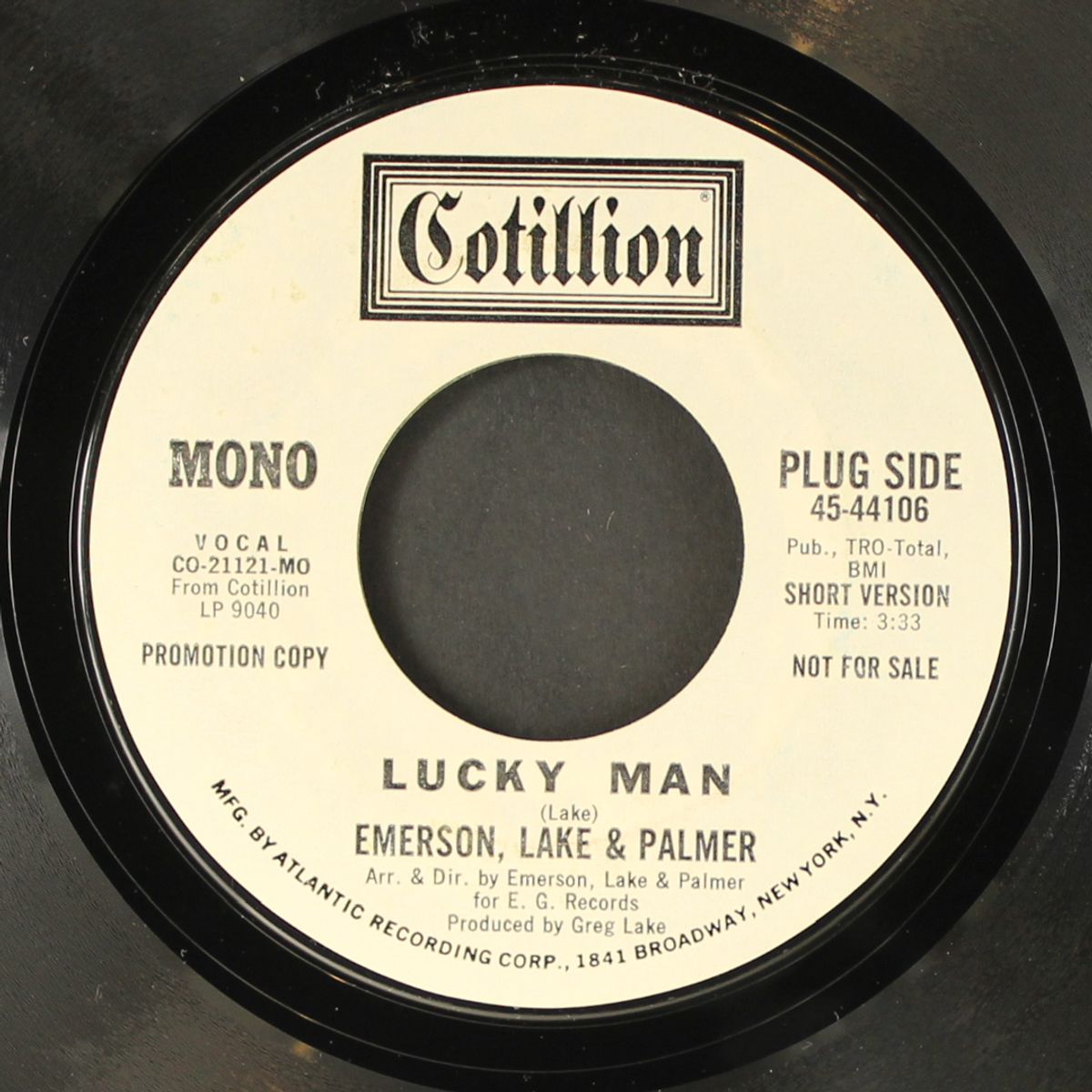 lucky man / mono by EMERSON, LAKE & PALMER