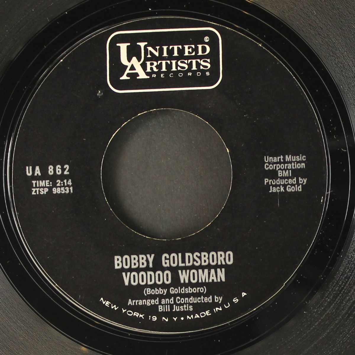 it breaks my heart / voodoo woman by BOBBY GOLDSBORO